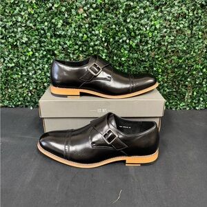 Stacy Adams Desmond Monk Strap Slip-On - M9 Wide